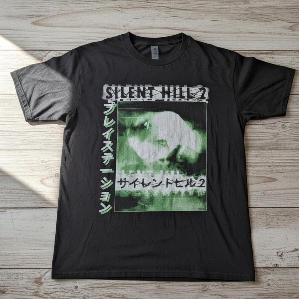 Silent Hill 2 James Sunderland Konami Japanese Graphic T Shirt